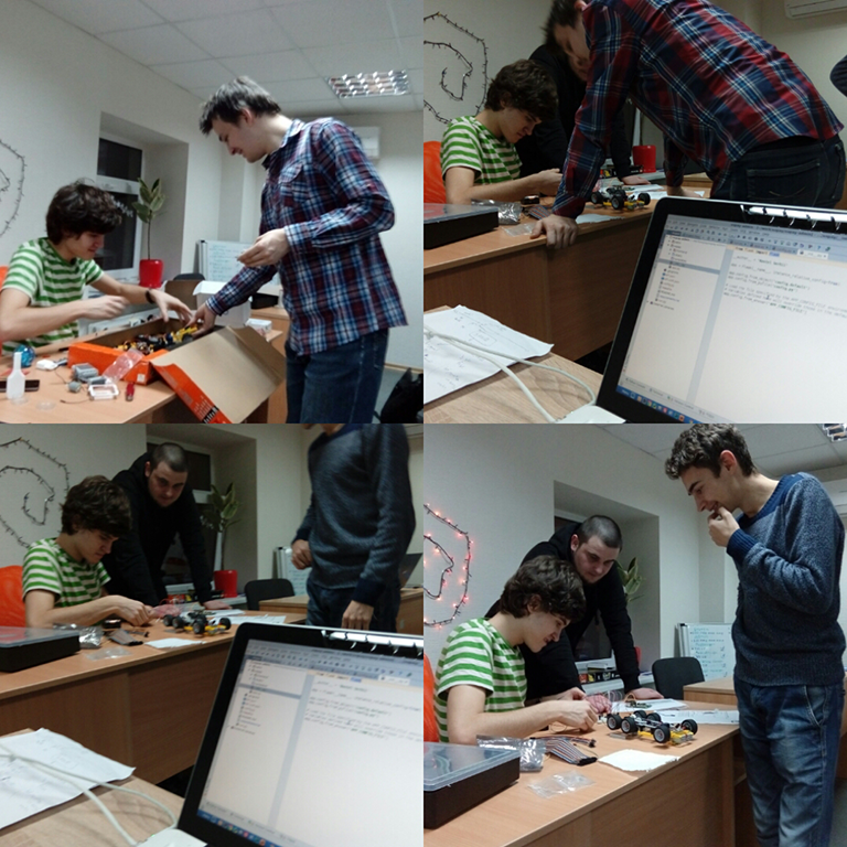 Our first Arduino-based robot